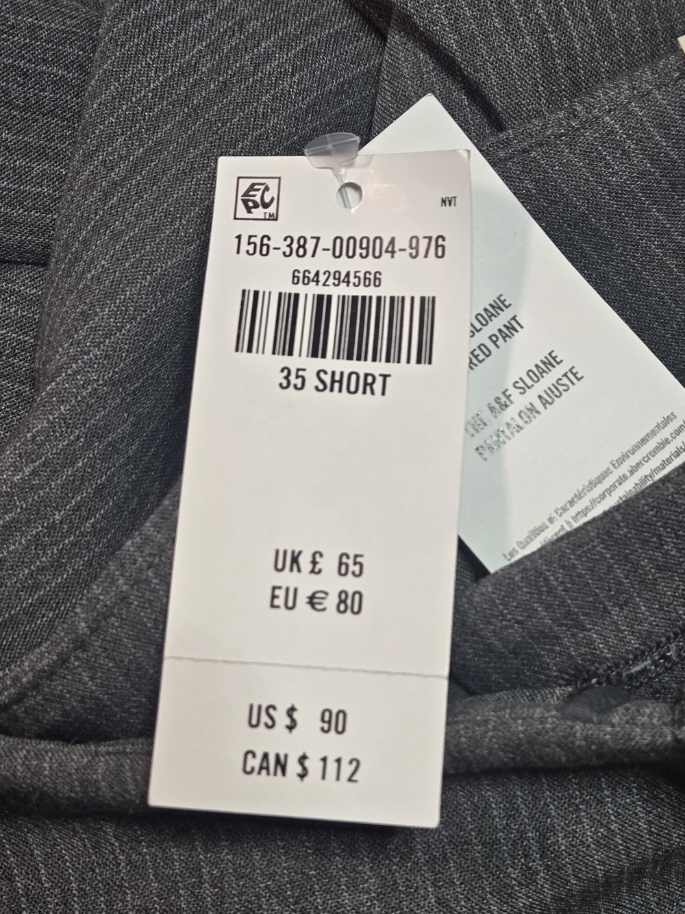 Abercrombie & Fitch Gray Wide-Leg Dress Pants - Picture 9 of 11